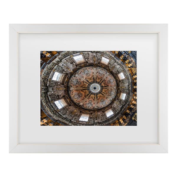 Trademark Fine Art Jois Domont Vault in Perspective Matted Framed Photography Wall Art 13 in. x 16 in.