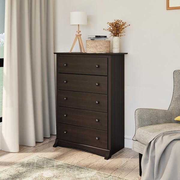 Best Selling Home Decor Brown 5-Drawer Chest