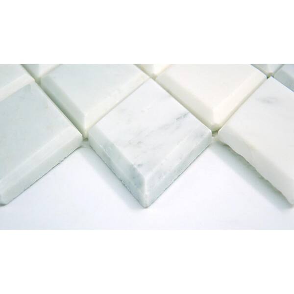 EMSER TILE Winter Frost Diamond 10 in. x 13 in. x 10 mm