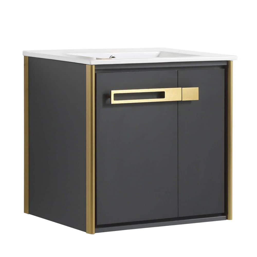 FINE FIXTURES Oakville 24 in. W x 18 in. D x 23.25 in. H Wall Mounted