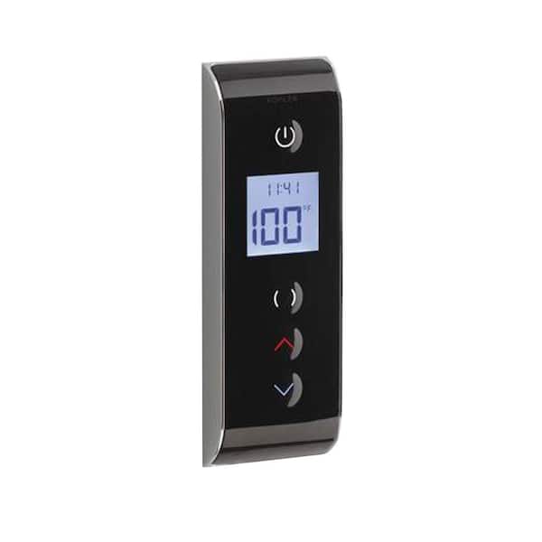 KOHLER DTV Prompt Digital Shower Interface in Black Black (Valve Not Included)