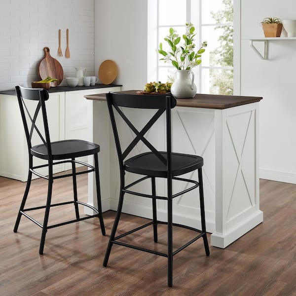 Crosley Furniture Clifton White Kitchen, Kitchen Island Set With Chairs