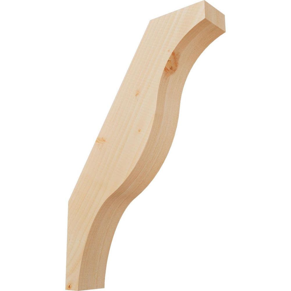 "3 1/2""W x 16""D x 24""H Funston Smooth Knee Brace, Douglas Fir" price history on PriceWatchPro