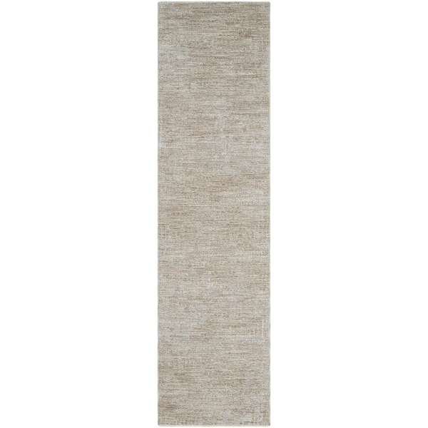 Masterpiece Gray Modern 2 ft. x 7 ft. Indoor Area Rug