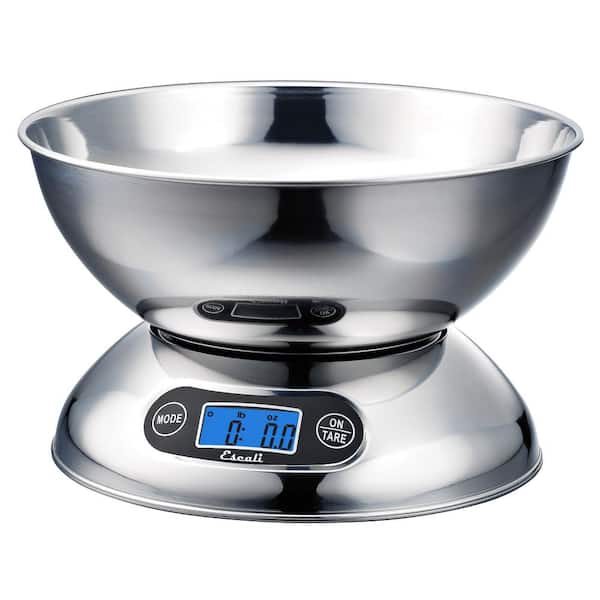 Escali Silver Nutro Digital Food Scale SQ157S - The Home Depot