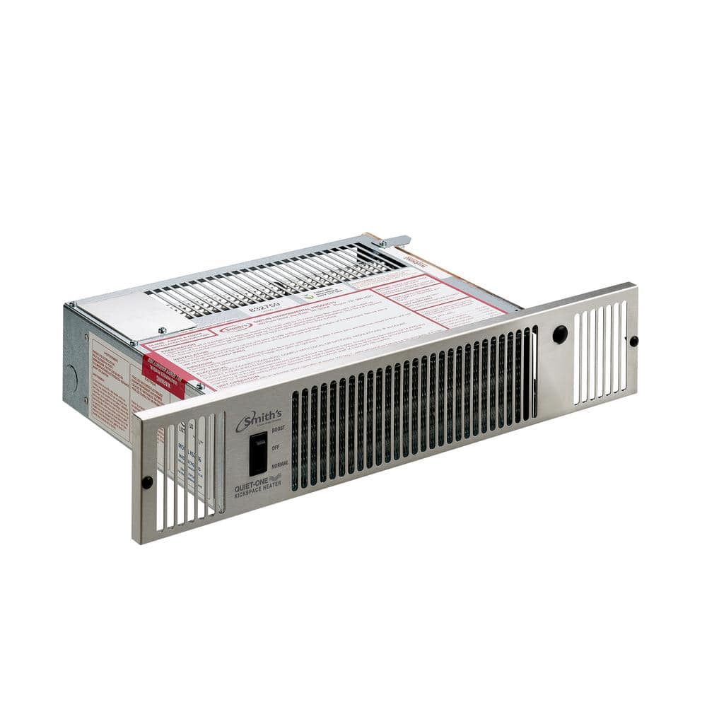 Quiet-One 2000 Series 7,100 BTU Hydronic Kickspace Heater in Stainless