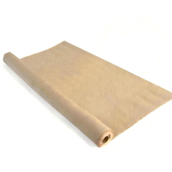 3.3 ft. x 25 ft. Natural Burlap Fabric Roll - Heavy Duty Weed Barrier, Tree Wrap, Garden Protection & Rustic Decor