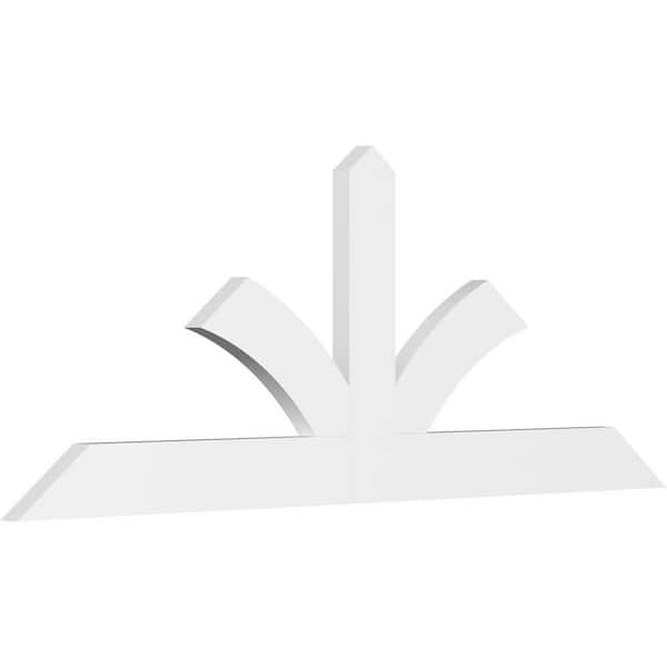 Ekena Millwork Richland 84 in. W x 31.5 in. H x 2 in. D Signature Polyurethane Bracket