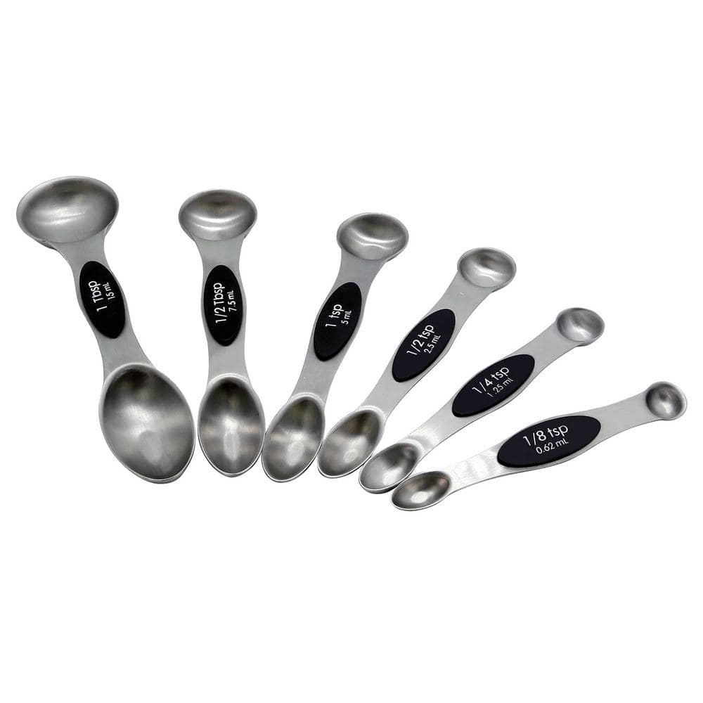 2 Lb Depot Stainless Steel Measuring Spoons Set of 3, Chrome