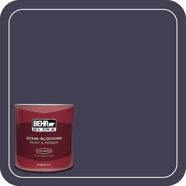 BEHR ULTRA 1 qt. #MQ5-39 Artistic License Extra Durable Flat Interior Paint & Primer