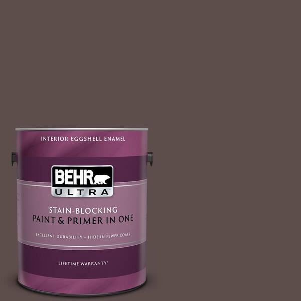 BEHR ULTRA 1 gal. #UL130-1 Scented Clove Eggshell Enamel Interior Paint and Primer in One