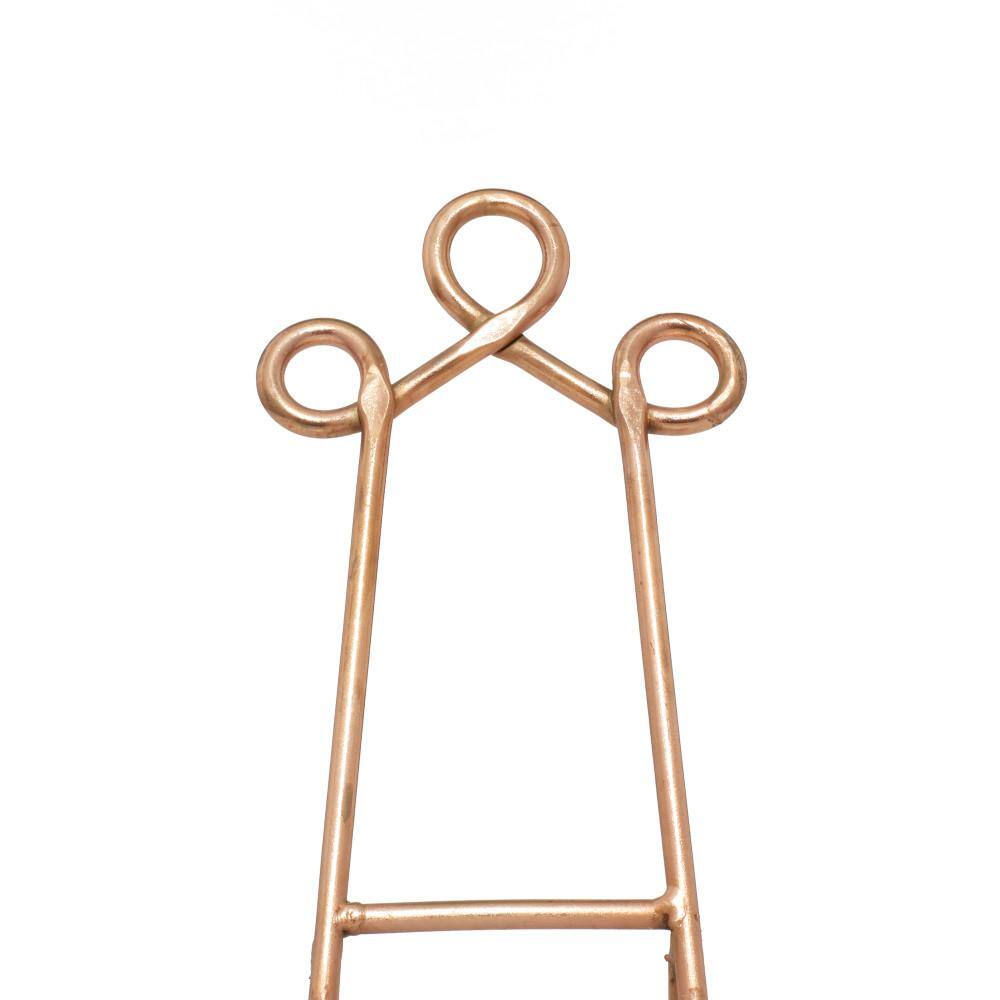 Multi-Colored Metal Scroll Tabletop Easel Set of 3