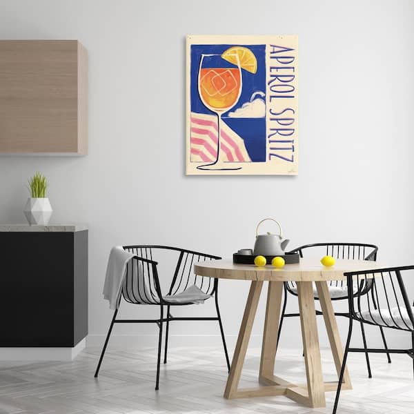 Stupell Industries Retro Aperol Spritz by Janelle Penner Unframed