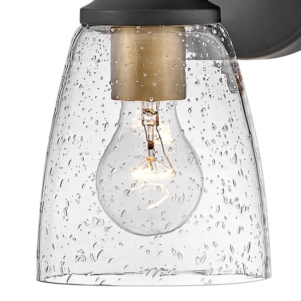 HINKLEY - Easton 6.0 in. 1-Light Black Vanity Light