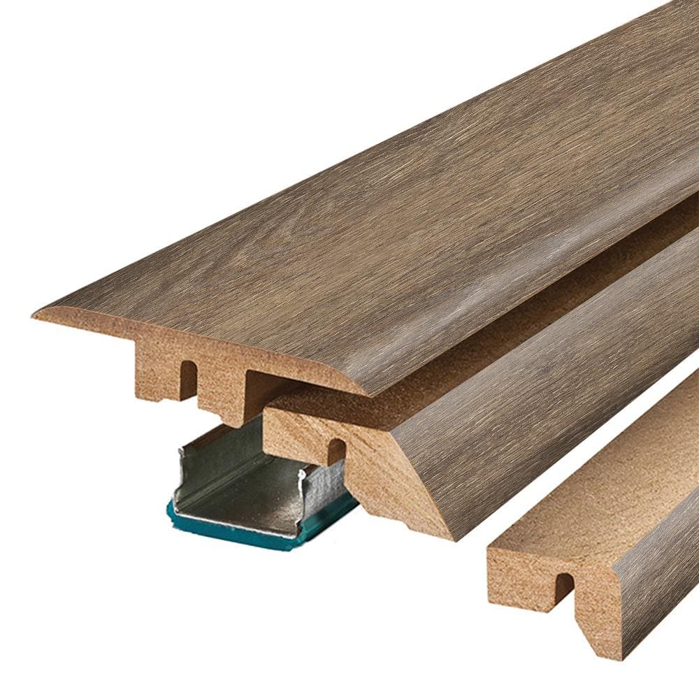 Toffee 0.75 in. T x 2.37 in. W x 78.7 in. L Textured Wood Look Laminate Moulding/Trim 4 in 1 Molding price history on PriceWatchPro