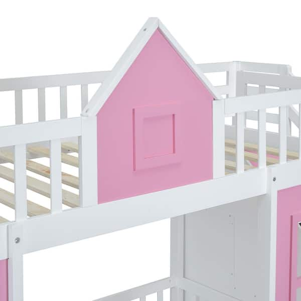 Brand new PINK twin / bunk beds dresser LITTLE 2024 TIKES bedding dollhouse! ❤️