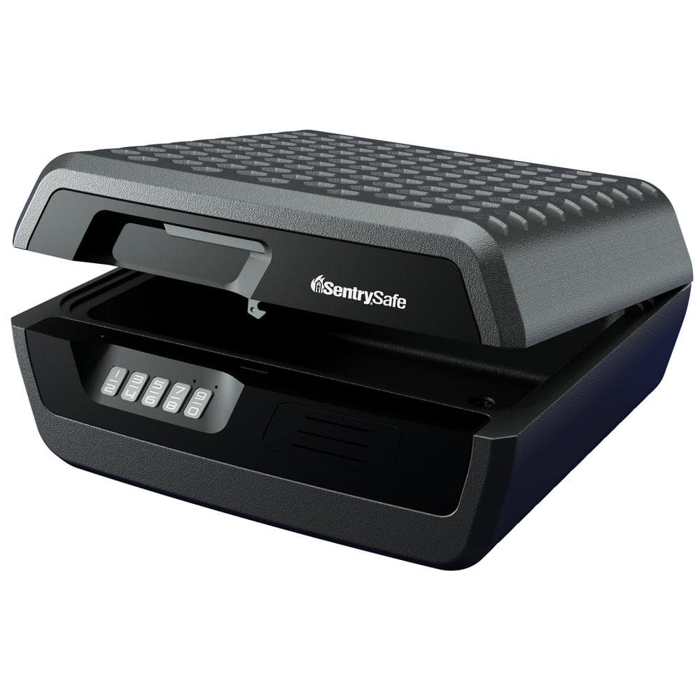 Small Black Digital Waterproof Fire-Resistant Safe