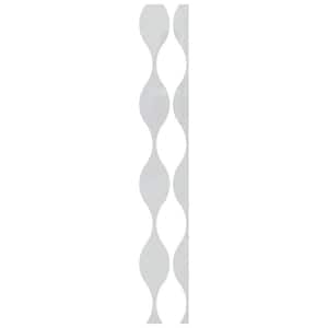 Ozark 0.125 in. T x 0.75 ft. W x 8 ft. L White Acrylic Decorative Wall Paneling 9-Pack
