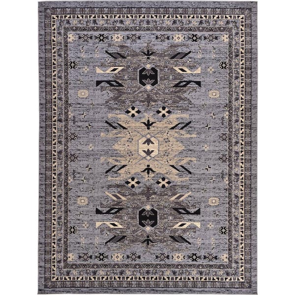 Taftan Oasis Gray 9' 10 x 13' 0 Area Rug