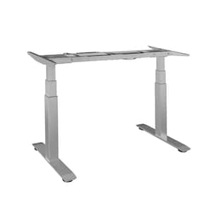 airLIFT 62.9 in. Rectangular Gray Standing Desks with Adjustable Height