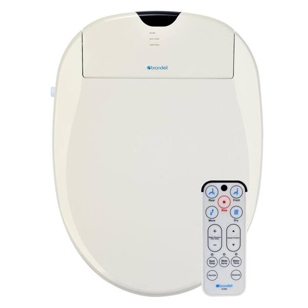 Brondell Swash 1000 Electric Bidet Seat for Elongated Toilet in Biscuit