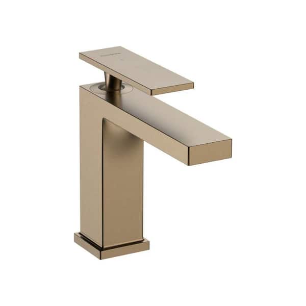Tecturis E Single Handle Single Hole Bathroom Faucet in Brushed Bronze