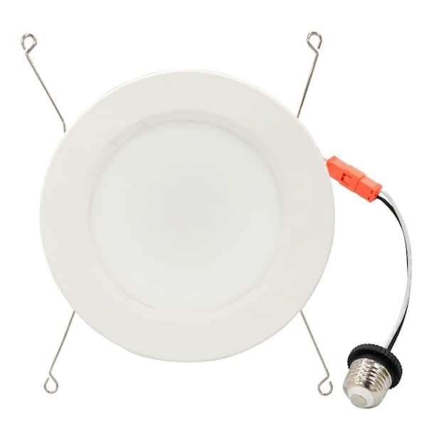 LED Retrofit Downlight 12W 1050 Lumens Adj CCT 2700K-5000K 120V 6 in. Triac Dimmable ETL Listed (6-Pack)