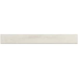 Essential Marble Arabescato 3 in. x 24 in. Satin Porcelain Bullnose Wall Tile