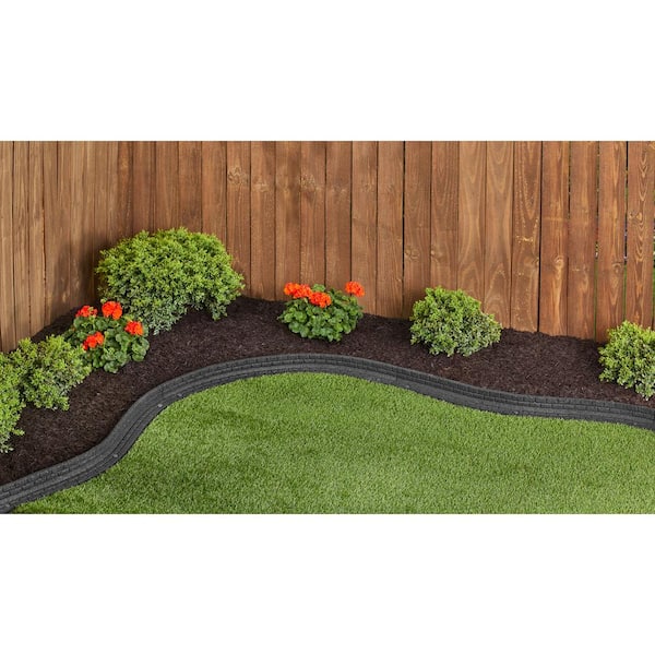 Backyard Expressions Recycled Rubber Reversible Mulch Pathway