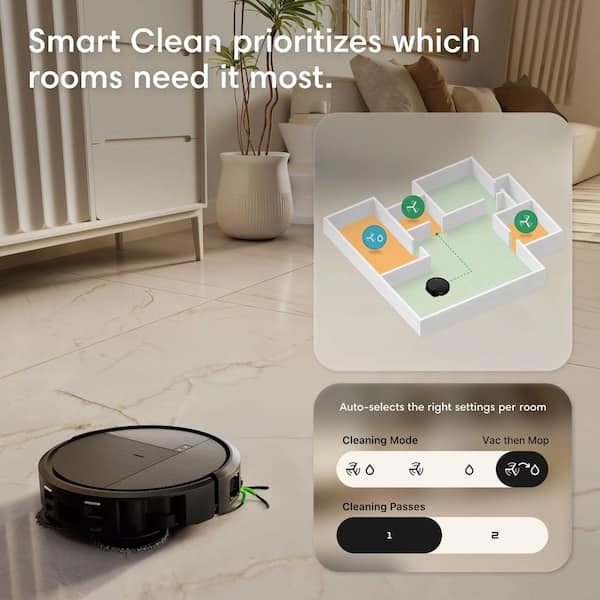 iRobot Roomba Plus 575 Combo Robot Vacuum and Mop with Smart