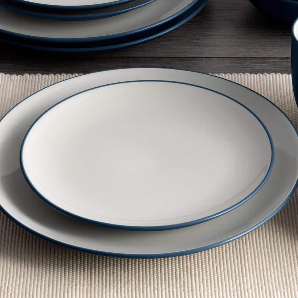 Noritake Colorwave Blue Ceramic 24-Piece Dinnerware Set