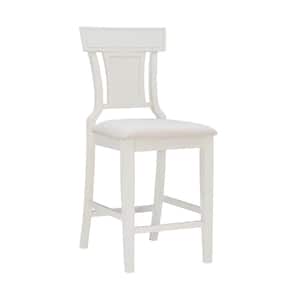 26 in. H Maxwell White Counter Stool