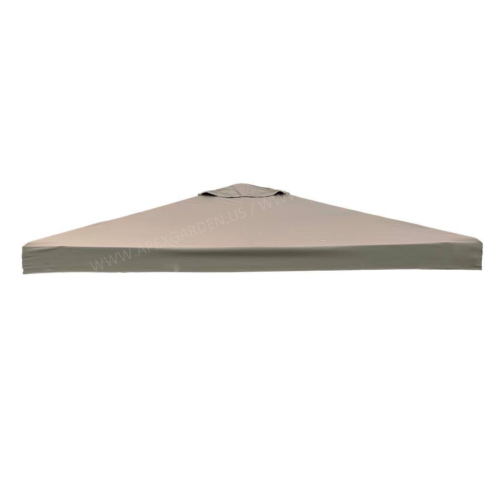 Tan Polyester Replacement Canopy Top for 8' x 8' Gazebo