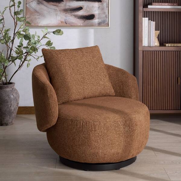 SAFAVIEH Hannalisa Brown Arm Chair SFV2408B - The Home Depot