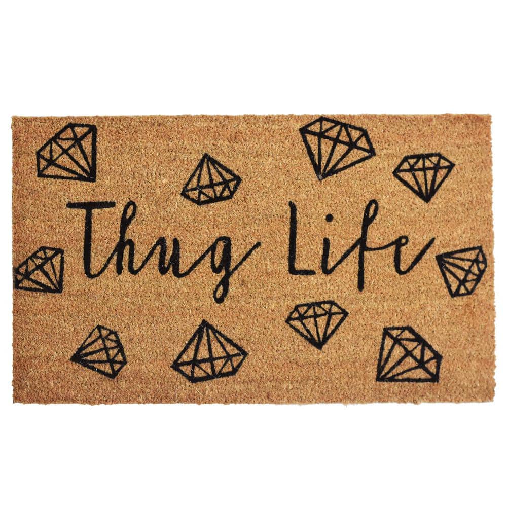 Thug Life Door Mat 17 in. x 29 in.