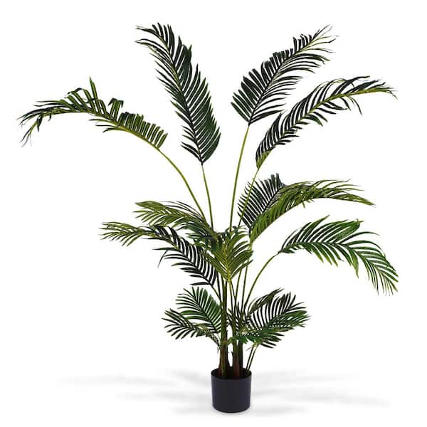 KUTON 70 .8 in. Green Artificial Paradise Palm Tree in Pot