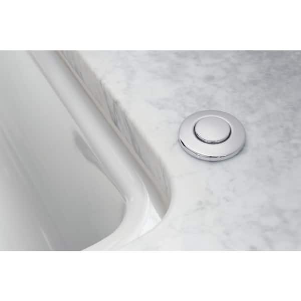 Garbage Disposal Air Switch Controller Button in Chrome