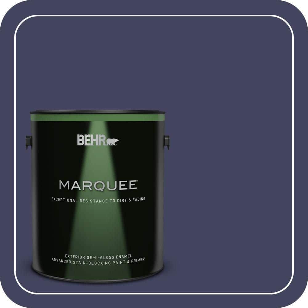 1 gal. #PMD-92 Darkest Navy Semi-Gloss Enamel Exterior Paint & Primer price history on PriceWatchPro