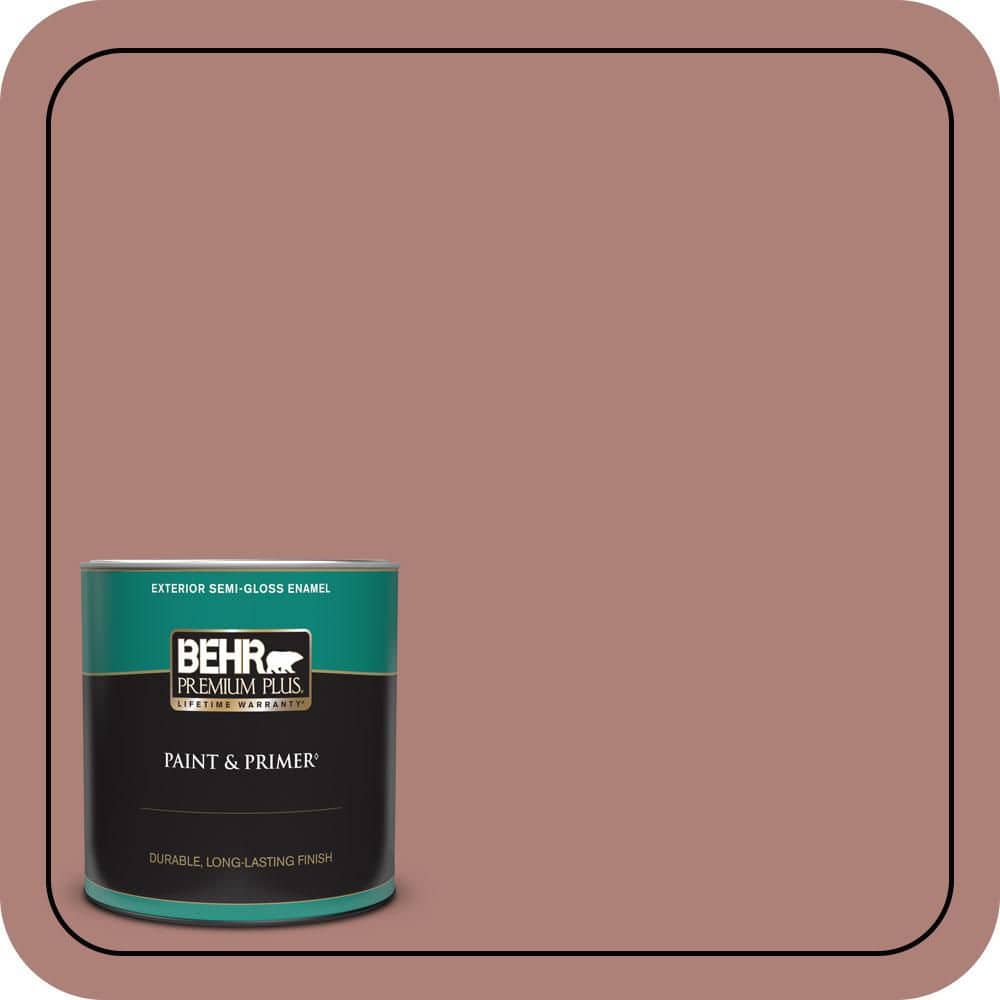1 qt. #S170-5 Smoke Bush Rose Semi-Gloss Enamel Exterior Paint & Primer price history on PriceWatchPro