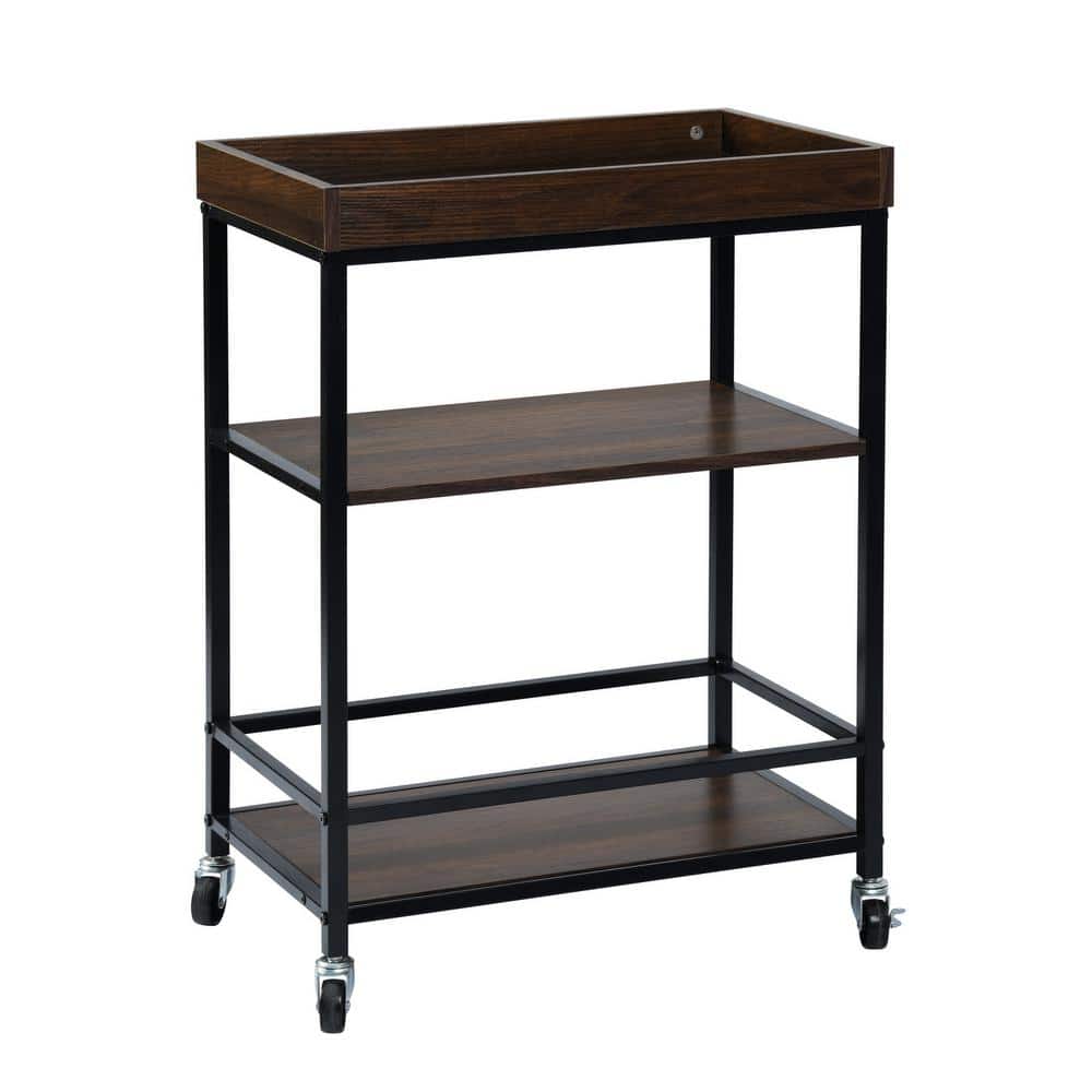 Tileon Antique brown 6-Tier Rolling Cart Gap Kitchen Slim Slide Out Storage  Tower Rack with Wheels, Kitchen, Bathroom Laundry WYHDRA226 - The Home Depot