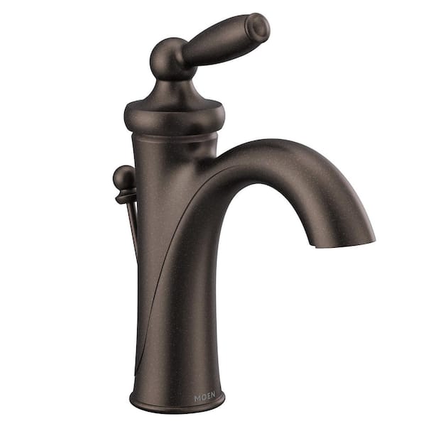 Moen Brantford Rubinetto Lavabo Diffuso A Due Manopole - Finitura Oil-Rubbed Bronze, Con Valvola Inclusa, TV6620ORB