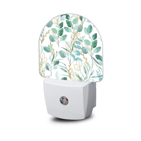 Eucalyptus Green Integrated LED Vanity Light Bar 2.36 in. Decorative Plug In Wall Sconce Integrated LED Fixture