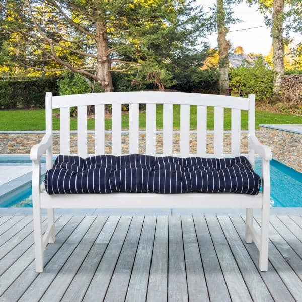 Navy hotsell bench cushion