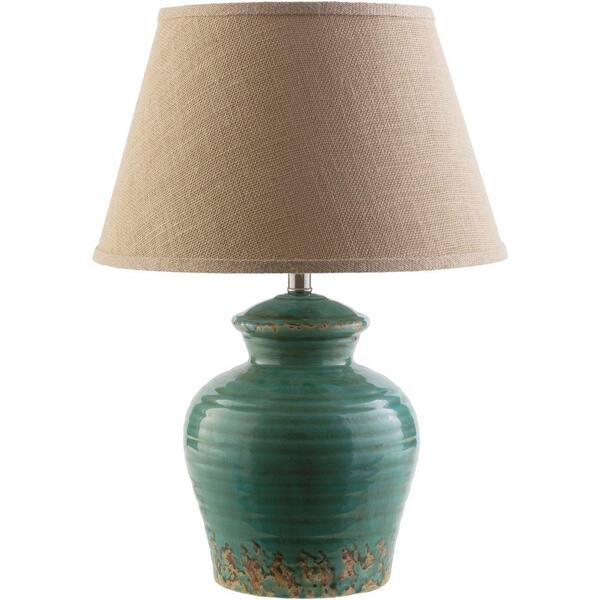 Artistic Weavers Siemons 23.5 in. Dark Blue Indoor Table Lamp