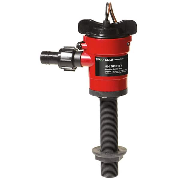Johnson Pump 28502 500 GPH Livewell Aerator Cartridge Pump Straight