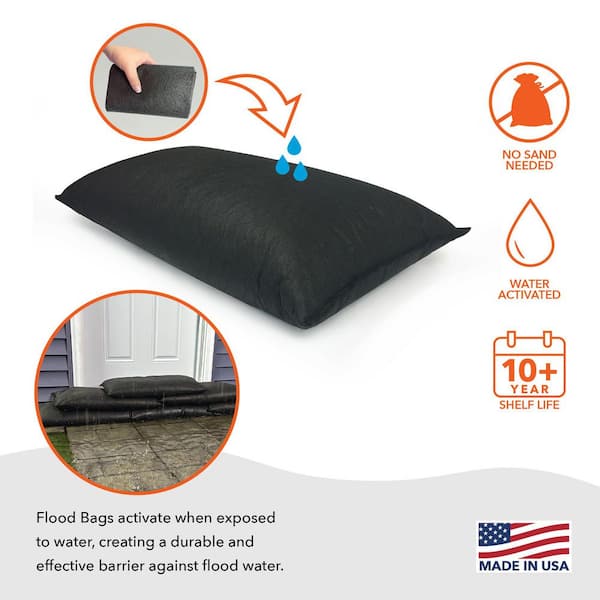 Water Activated 1 ft. x 2 ft. Flood Bags (6-Pack)