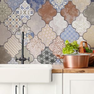 Riga Patchwork 23-1/2 in. x 21-3/4 in. Ceramic Floor and Wall Tile (13.44 sq. ft./Case)