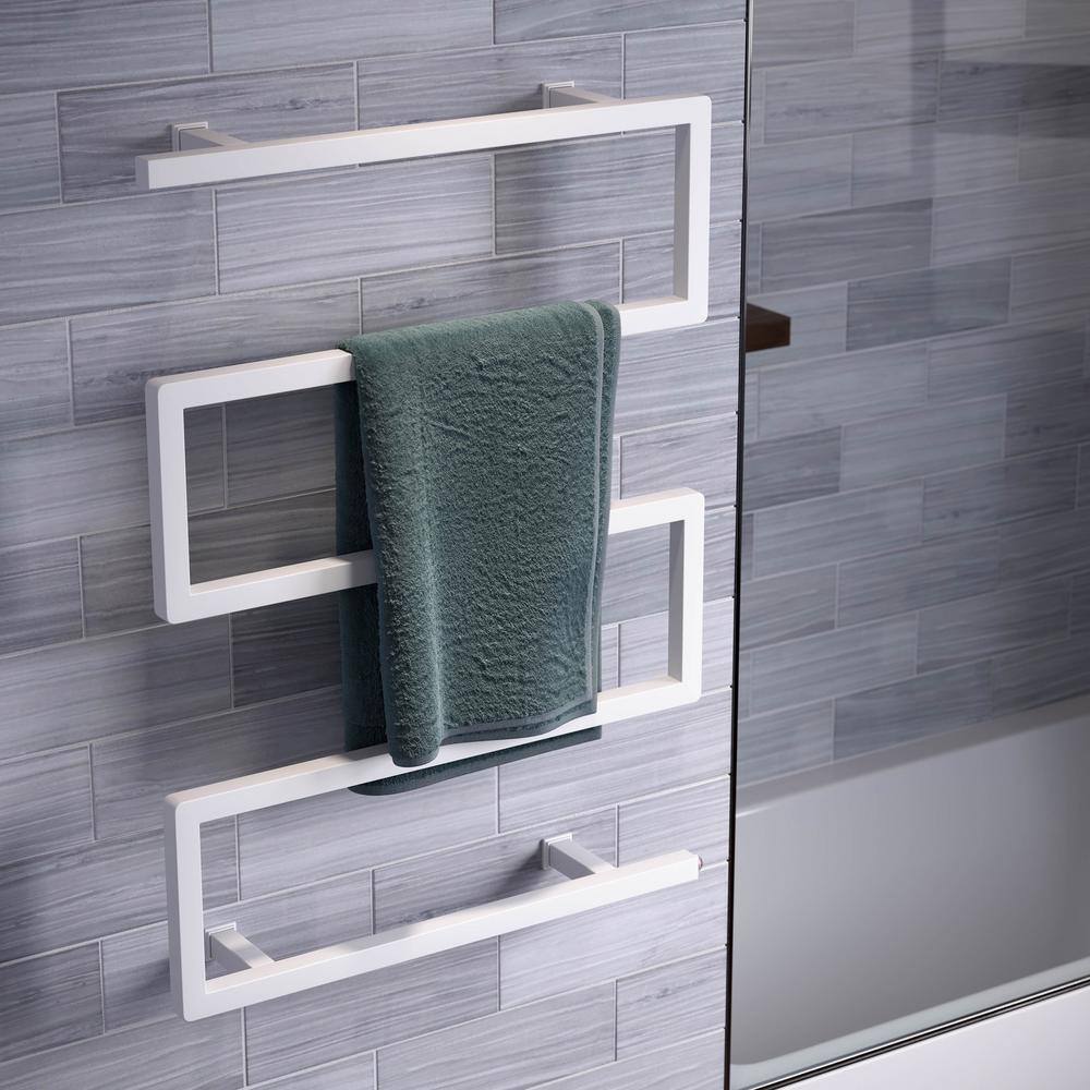 Voltaire 5-Bar Electric Towel Warmer in Matte White price history on PriceWatchPro
