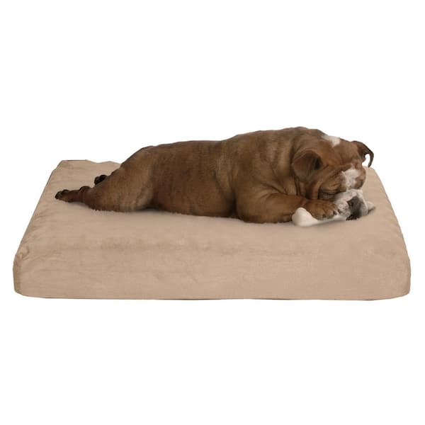 Big Barker 4 Orthopedic Waterproof Crate Pad - Extra Large - Tan