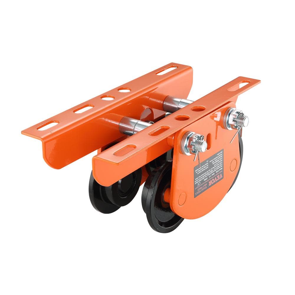 VEVOR Electric Hoist Manual Trolley, 2200 lbs., /1 Ton Capacity for